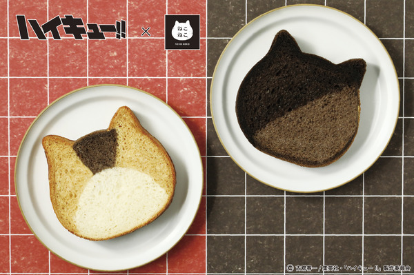 「ハイキュー!!」にゃんともおいしい♪-ケンマネコ＆クロオネコの“ねこねこ食パン”、烏野vs音駒のチョコリング…コラボ商品が続々登場