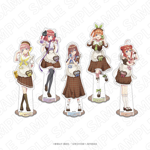 3 o'clock The Quintessential Quintuplets * Acrylic Stand (1 Hana/Ni no/Miku/Yoba/May)