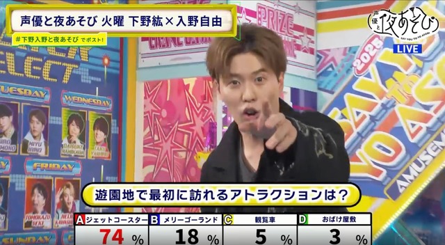 [Photos/Image]Shimono Hiro and Irino Yuzuru are in a state of uproaring studio after the 